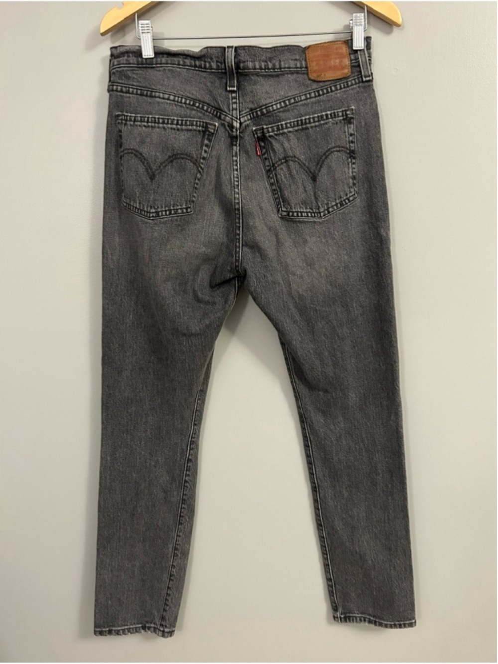 Levi's Slim Black Wash Jeans Size 30 - Picture 4 of 9